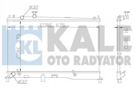 ТЕПЛООБМЕННИК KALE OTO RADYAT?R Kale Oto radyator 360000