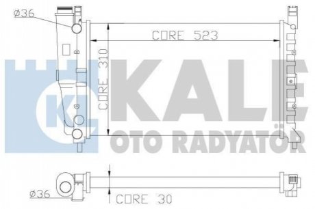 Теплообмінник KALE OTO RADYAT?R Kale Oto radyator 342265 (фото 1)