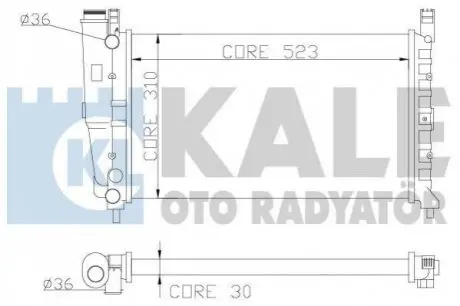 ТЕПЛООБМЕННИК KALE OTO RADYAT?R Kale Oto radyator 342265
