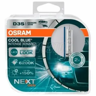 Лампочка D3S Cool Blue Intense NextGen (набір, 2 шт, 42В, 35Вт, тип гнізда: PK32D-5) 66340CBN-HCB OSRAM 66340CBNHCB