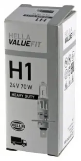 Лампа VALUEFIT H1 24V 70W P14,5S STANDARD HELLA 8GH 242 632-021
