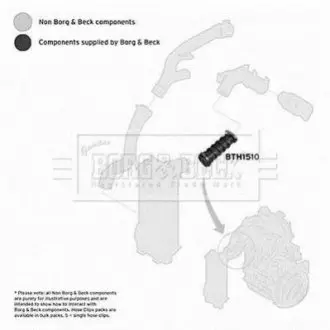Патрубок BORG&BECK BORG & BECK BTH1510