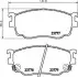 Nisshinbo NP5023 Гальмівні колодки MAZDA 6 \'\'2.0-2.3 \'\'>>07 NP5023
