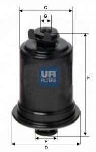 Фільтр паливний UFI 3154600 (фото 1)