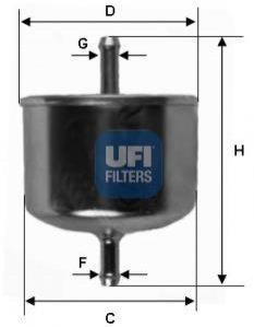Фильтр топливный UFI 3162600 (фото 1)