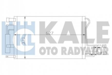 KALE HYUNDAI Радиатор кондиционера Tucson,Kia Sportage 04- Kale Oto radyator 379900 (фото 1)