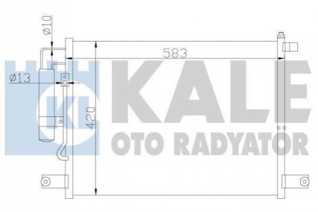 KALE CHEVROLET Радиатор кондиционера Aveo 03- Kale Oto radyator 377000 (фото 1)