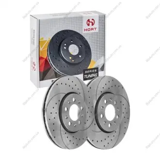 Диск тормозной передний вентилируемый Tuning (1шт) (мин 2 шт) HORT HD8594