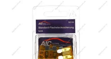 Фото 1 - предохранитель 5А AIC 52118 Предохранитель 5А AIC 52118 (фото 1)