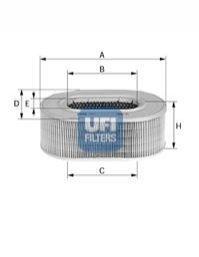 Фильтр воздушный UFI 2770500