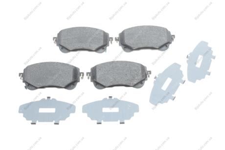 Комплект тормозных колодок, дисковый тормоз BOSCH 0986424898 (фото 1)