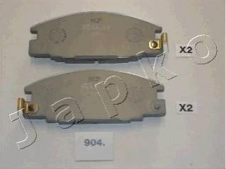Комплект тормозных колодок, дисковый тормоз JAPKO 50904 (фото 1)