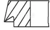 Комплект поршневых колец MAHLE ORIGINAL MAHLE / KNECHT 030 32 V2 (фото 2)