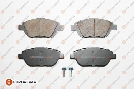 КОЛОДКИ тормозные 4 ШТ Eurorepar 1617275680