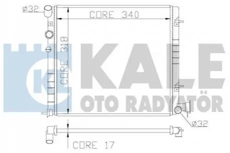 Теплообмінник KALE OTO RADYAT?R Kale Oto radyator 372500