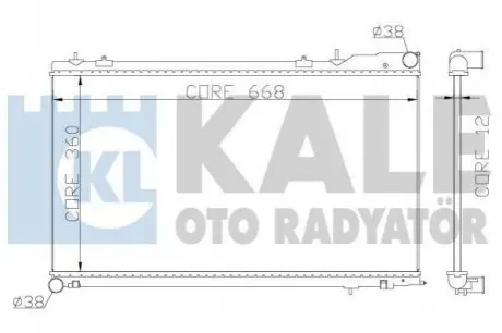 Теплообмінник KALE OTO RADYAT?R Kale Oto radyator 364900