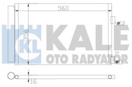 Конденсатор KALE OTO RADYAT?R Kale Oto radyator 377900 (фото 1)