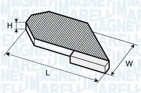 Фильтр, воздух во внутренном пространстве MAGNETI MARELLI 350203062680