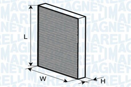 Filter, interior air MAGNETI MARELLI BCF273