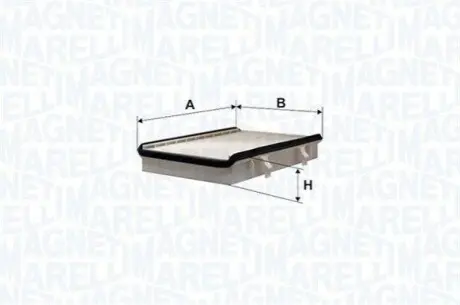 Filter, interior air MAGNETI MARELLI BCF649