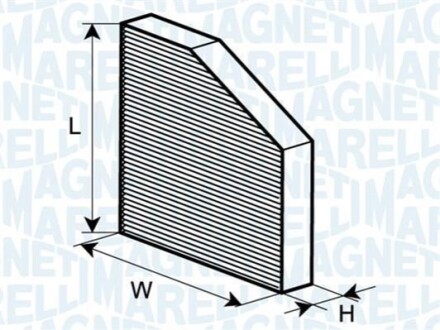 AIR FILTER MAGNETI MARELLI BCF395