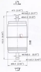 Фильтр топливный SOFIMA S1666B