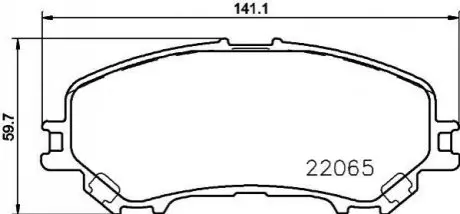 Автозапчастина Nisshinbo NP2074