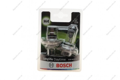 Автолампа H4 12V 60/55W P43t Longlife Daytime DBL 1 987 301 415 BOSCH 1987301415