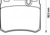 Тормозные колодки задние MERCEDES-BENZ 124/190/C/E/SL/SLK JURID 571435J