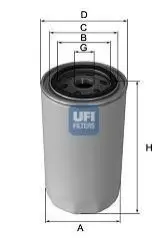 Фильтр масляный UFI 2354400 (фото 1)