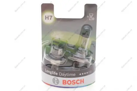 Лампа розжарювання H7 12V 55W PX26d Longlife Daytime (компл. 2шт) 1 987 301 416 BOSCH 1987301416