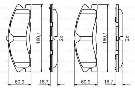 Автозапчастина 0 986 495 399 BOSCH 0986495399