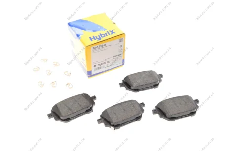 Комплект гальмівних колодок (дискових) Metelli 22-1236-0 (фото 1)