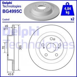 Автозапчастина Delphi BG4995C