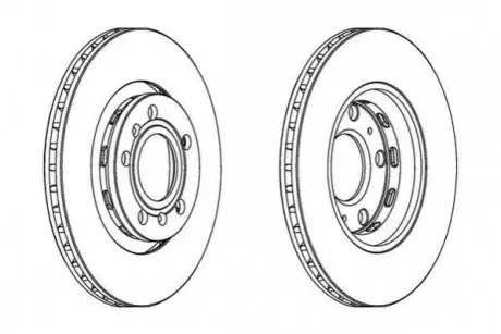 Диск тормозной AUDI,VOLKSWAGEN Jurid 562514JC