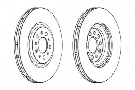 Диск тормозной ALFA ROMEO Jurid 563067JC1