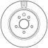 Диск тормозной LEXUS JURID 562823JC