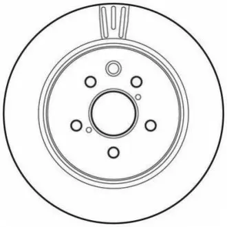 Диск тормозной LEXUS Jurid 562823JC (фото 1)