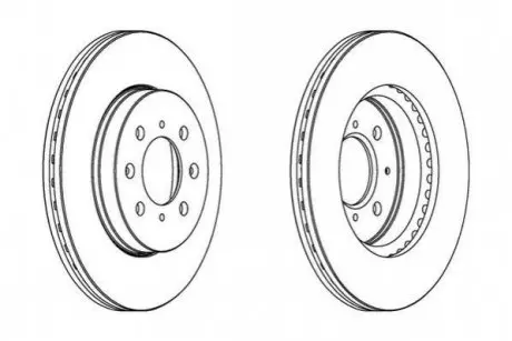 Диск тормозной HONDA Jurid 563065JC