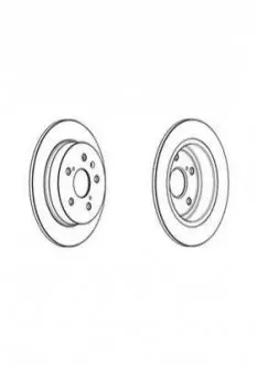 Диск тормозной FIAT Jurid 562967JC