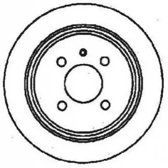 Диск тормозной BMW Jurid 561132JC