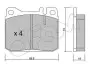 CIFAM VW Тормозн.колодки передн.LT28-55 75- 822-011-2 CIFAM 822-011-2