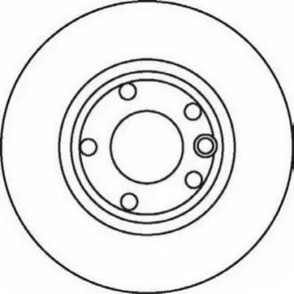 Диск тормозной VOLKSWAGEN Jurid 561857JC