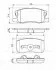BOSCH MITSUBISHI Колодки тормозные передн Colt -12 0986495313 BOSCH 0986495313