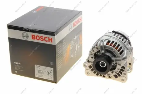 Генератор (14В, 90А, новий) AUDI A2, A3, TT SEAT CORDOBA, CORDOBA VARIO, IBIZA II, IBIZA III, IBIZA IV, IBIZA IV SC, LEON, TOLEDO II SKODA FABIA I, OCTAVIA I, OCTAVIA II VW BORA 1.4-3.2 11.95- BOSCH 1 986 A00 779
