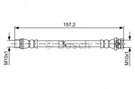 Тормозной шланг BOSCH 1 987 481 624