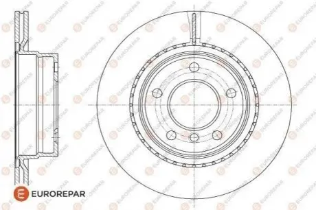 Диск тормозной Eurorepar 1618888480