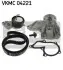Комплект (ремінь+ролик+помпа) SKF VKMC04221