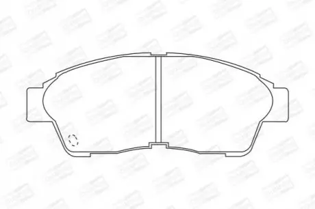 Гальмівні колодки передні Toyota Camry, Carina, Celica, Corolla, Picnic, RAV-4, Solara CHAMPION 572333CH
