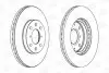 Тормозной диск передний Opel Agila / Suzuki Splash, Swift III (MZ, EZ) CHAMPION 562456CH
